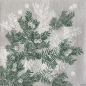 Preview: Paviot napkin frosted branch, branche givree white-silver-green